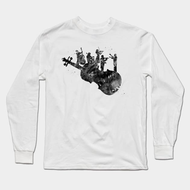 Orchestra Long Sleeve T-Shirt by erzebeth